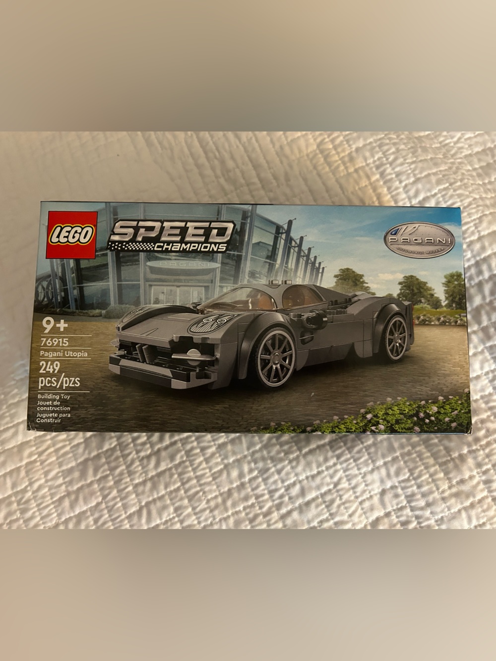 LEGO Speed Champions Gray Pagani Utopia Race Car